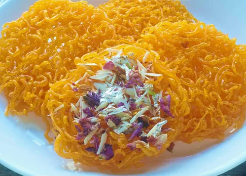 Sindhi gheehar or gheeyar - a thick jalebi made on Holi. Pic: Flickr