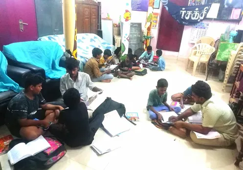 After-school classes are held from 5.30pm to 8pm free of cost. Pic: Mahalir Sakthi 30stades