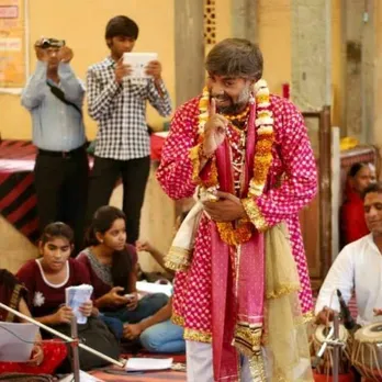 Music is an integral part of Tamasha. Pic: courtesy Jaipur Virasat Foundation