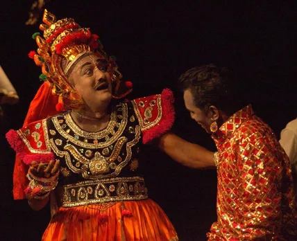 An artist playing the role of Kovalan, the central character in ancient Tamil epic Silappatikaram. Pic: Wikipedia 30stades