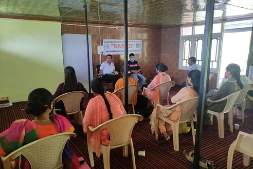 Training session underway for women who make Kalari cheese. Pic: Courtesy of Naresh Mathur 30stades