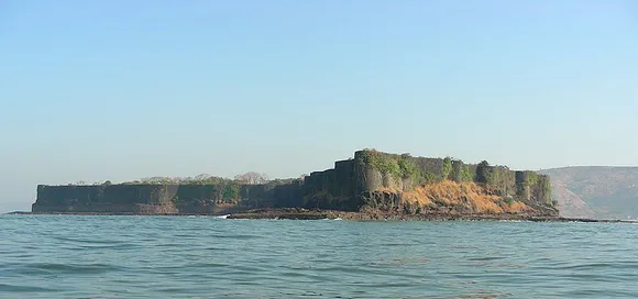 Survarnadurg fort has two entrances -- one facing land and another facing the sea. Pic: Flickr 30stades