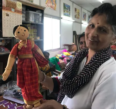Dr Uma Deavi learned dollmaking through books and began training other women in 1997. Pic: Shivanjali Crafts 30 stades