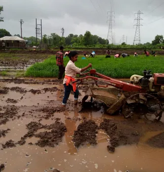 Rasika Working In Farm