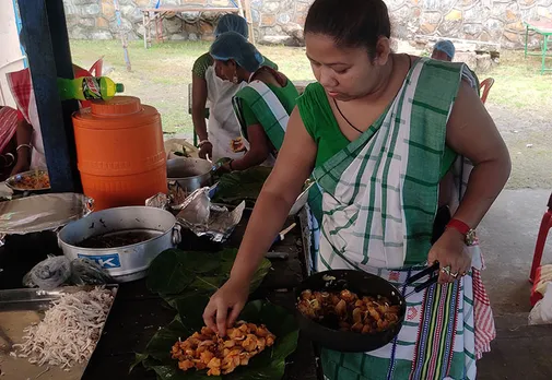 Maya Soren and the other home chefs see festivals as an opportunity to serve authentic tribal food. Pic:  Gurvinder Singh  30stades
