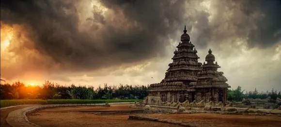 Shore Temple  (built in 700–728 AD) in Mahabalipuram, near Chennai. Pic: Storytrails