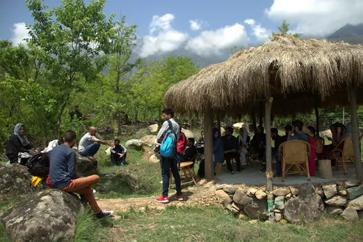 A training session going on at the Sagg Eco Village. Pic: Sagg Eco Village 30stades