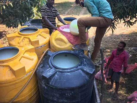 All the agri inputs in natural farming are made on the farm using available materials like cow dung, pulses, cow urine, jaggery etc. Pic: Facebook/@thenaturefarming