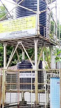 Tanks put up by the government to supply arsenic-free drinking water have remained inadequate for the locals. Pic: Partho Burman 30 stades