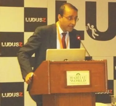 nakul sharma, ludusz-addressing the audience at the launch event