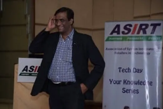 Dr Pillai enjoys a good laugh on a market leader question by ASIRT member.