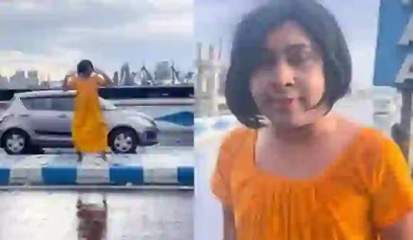 Kolkata Flyover Viral Video: कोलकाता की एक इन्फ्लुएंसर ने फ्लाईओवर पर "मैं आई हूँ यूपी बिहार लूटने" पर डांस किया