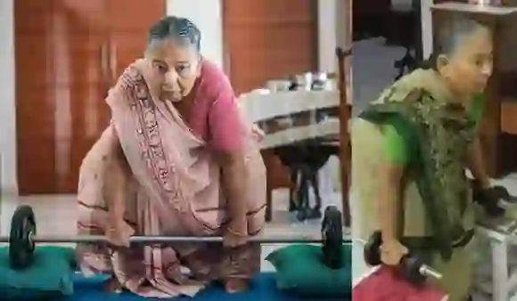 Weightlifter Dadi Kiran Bai : 83 की उम्र में साड़ी में करती डेडलिफ्ट