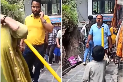 Dharamshala Kid Viral Video : हाथ में डंडा लिए छोटे बच्चे ने कहा लोगों को मास्क पहनो