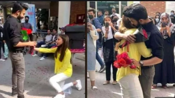 Viral Video : अपने प्रेम का सरेआम इज़हार करने पर प्रेमी जोड़ी हुआ लाहौर विश्वविद्यालय से बाहर