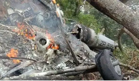 Army Chopper Crashed in Tamil Nadu: आर्मी का चॉपर गिरा,जनरल बिपिन रावत और वाइफ थे चॉपर में मौजूद