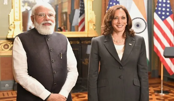 प्रधानमंत्री मोदी ने की उप-राष्ट्रपति कमला हैरिस की तारीफ़, कहा "कमला हैरिस के काम ने पूरी दुनिया को प्रेरित किया"