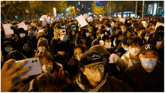 COVID cases spike in China, lockdown makes people protest against CCP