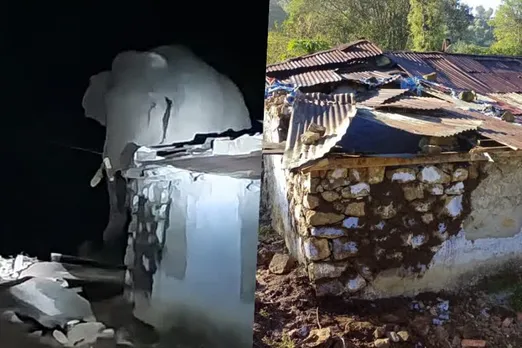 A 'rice-loving' jumbo wrecks havoc in Kerala village; destroys shop