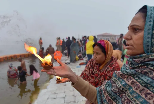Magh Mela in Prayagraj: Lakhs take holy dip in icy waters of Sangam