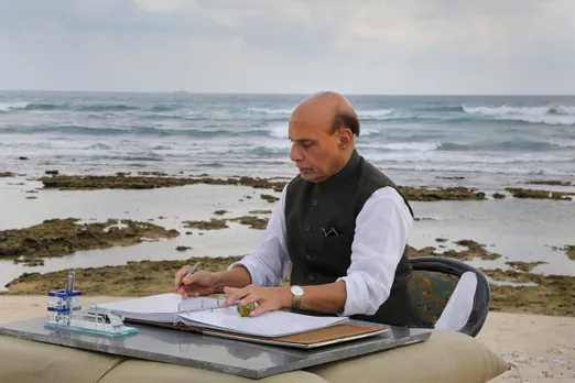 Rajnath Singh visits Indira Point in Andaman and Nicobar islands
