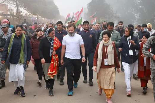 Congress' Bharat Jodo Yatra resumes from Kurukshetra; witness an all-women walk