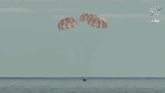 NASA Orion capsule safely returns back from moon, aces test