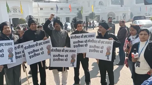 Delhi: BJP alleges scams in Delhi govt, demands Kejriwal's resignation