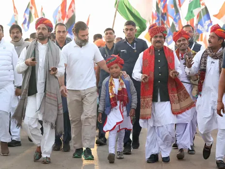 Rahul Gandhi's Bharat Jodo Yatra begins on day 3 in Rajasthan