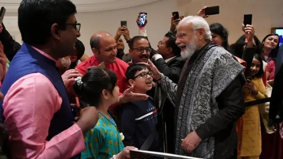 Watch Indian-origin young boy sings patriotic song on PM Modi's arrival in Berlin