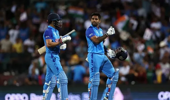 Surya lights up Sydney SKY-line in India's 56 runs