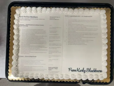 Woman sends 'resume printed cake' as job application to Nike