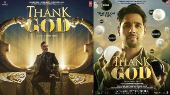 Ajay Devgn drops first look from upcoming film 'Thank God'