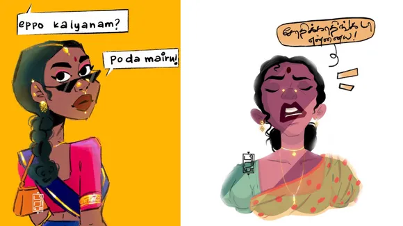 tamil women mindvoice illustration rafflesia illustration