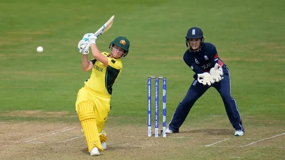 Beth Mooney played a crucial hand at the back end of the innings. © ICC