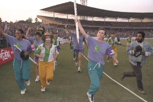 80000 spectators attended the 1997 World Cup final at the Eden Gardens. ©All Sport