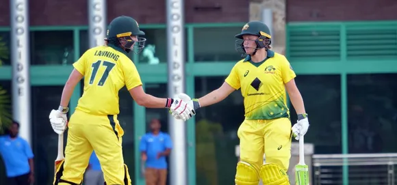 Meg Lanning and Alyssa Healy's centuries laid the foundation for Australia's first win. © Cricket Australia