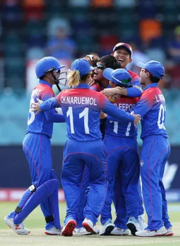 Thailand had England on the ropes with two early wickets. © ICC