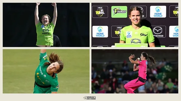 Clockwise from top left: Hannah Darlington, Phoebe Litchfield, Stella Campbell and Tess Flintoff. © Getty Images