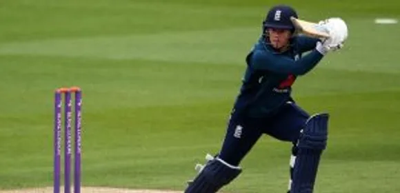Tammy Beaumont hit consecutive centuries to take her side home. ©England Cricket